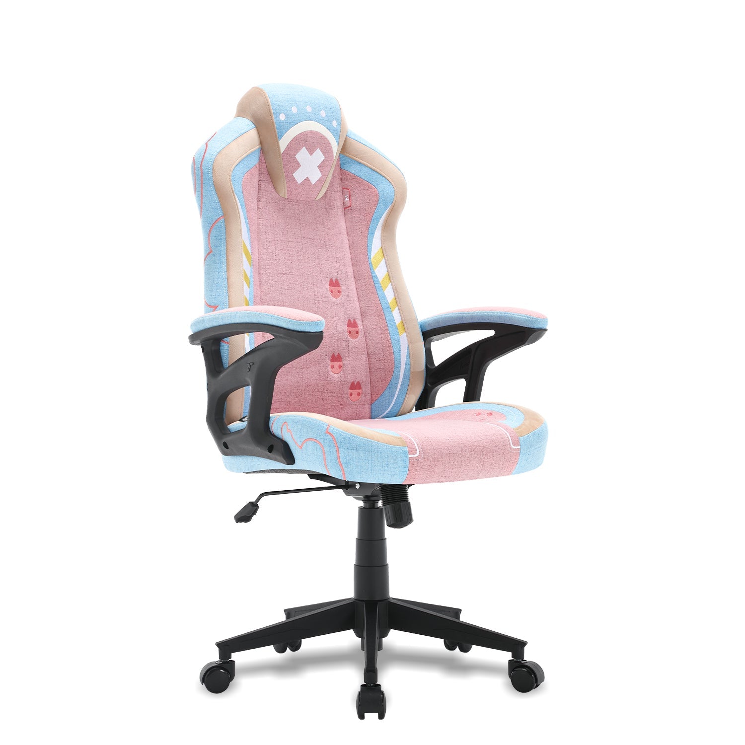 360° view of TTRacing DUO V4 - Air Threads Fabric Chair - Chopper Edition - angle 3